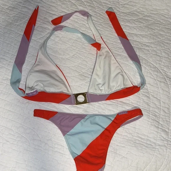 SALINAS Striped Bikini - Picture 6 of 8